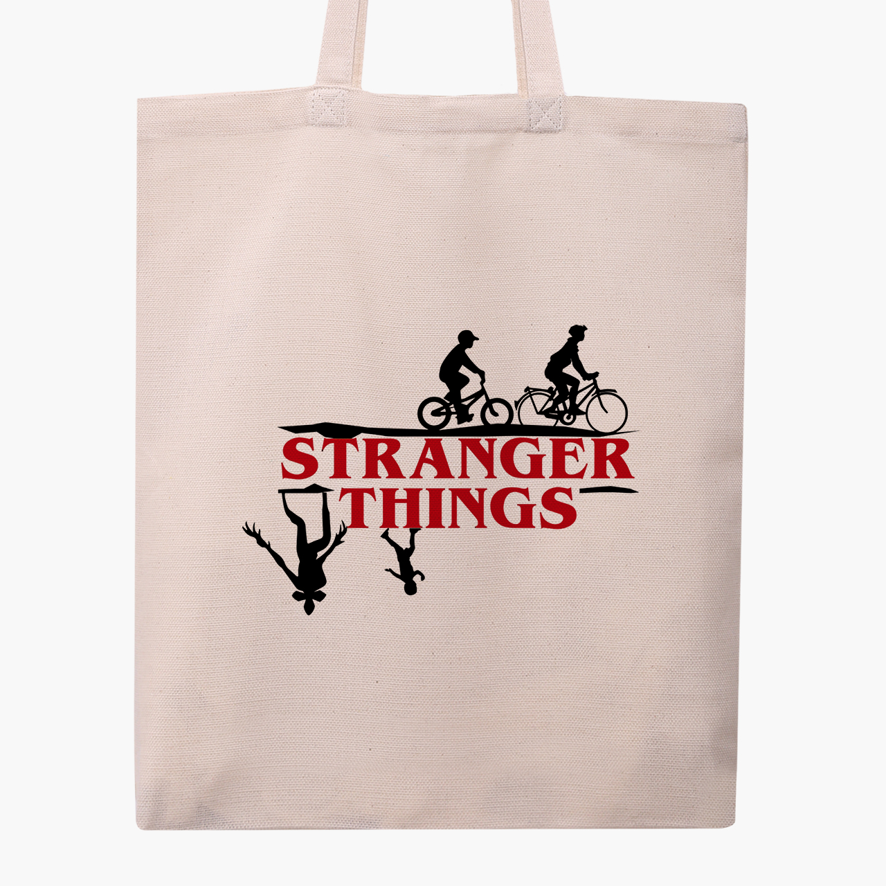 

Эко сумка шоппер Очень странные дела (Stranger Things) (9227-3405) 41x35 см Белый