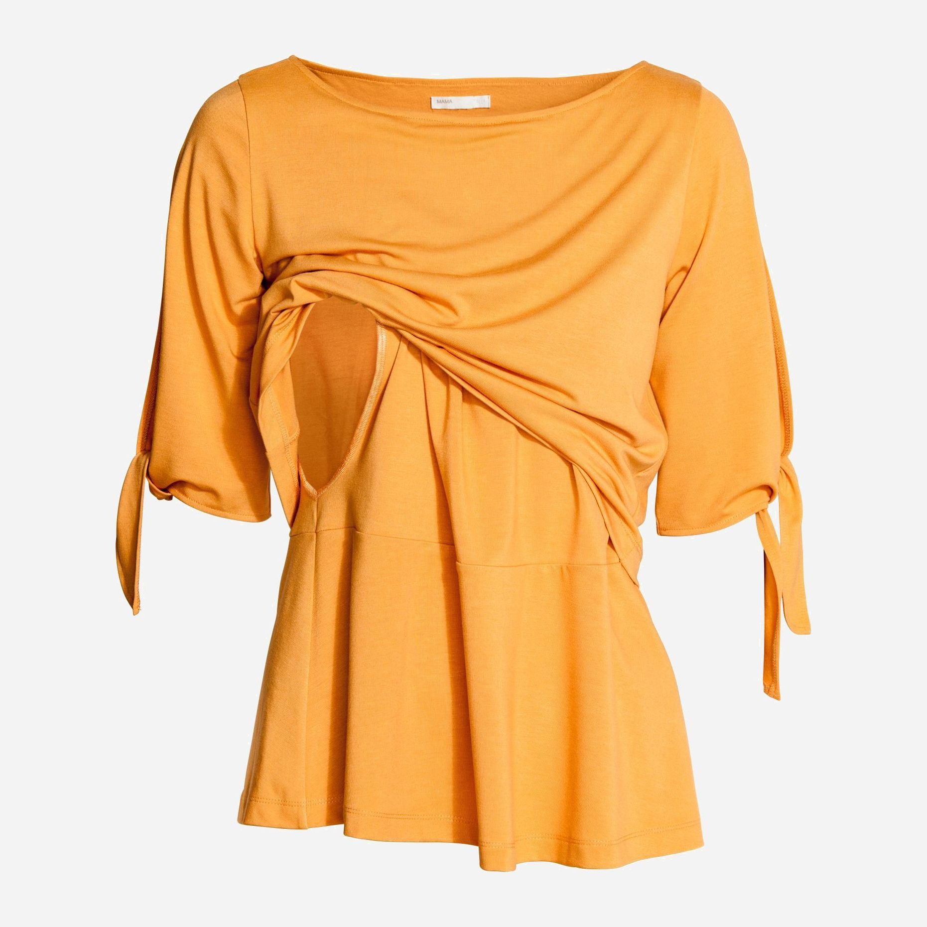 

Топ для кормящих мам H&M 5794076RP21  Оранжевый, Топ для кормящих мам H&M 5794076RP21 S Оранжевый