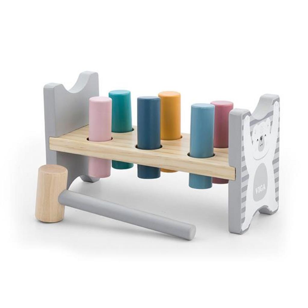 

Развивающая игрушка Viga Toys PolarB Забей гвоздик (44009)