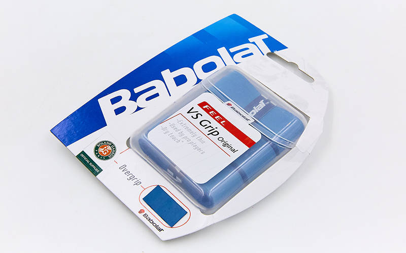 

Обмотка на ручку ракетки теннис,сквош,бадминтон Overgrip BABOLAT 653014-136 /2 VS (3шт, синий)