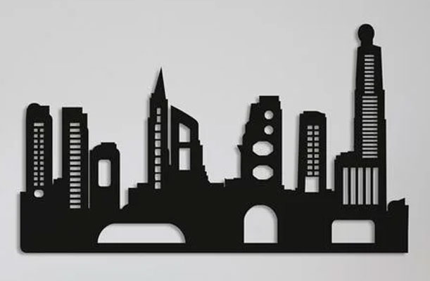 

Деревянное панно ASTR decor Силуэт города М (201009_М)