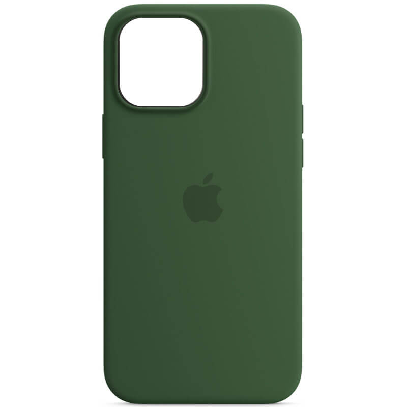 

Чехол Silicone case (AAA) full with Magsafe для Apple iPhone 13 mini (5.4") Зеленый / Clover Без бренда