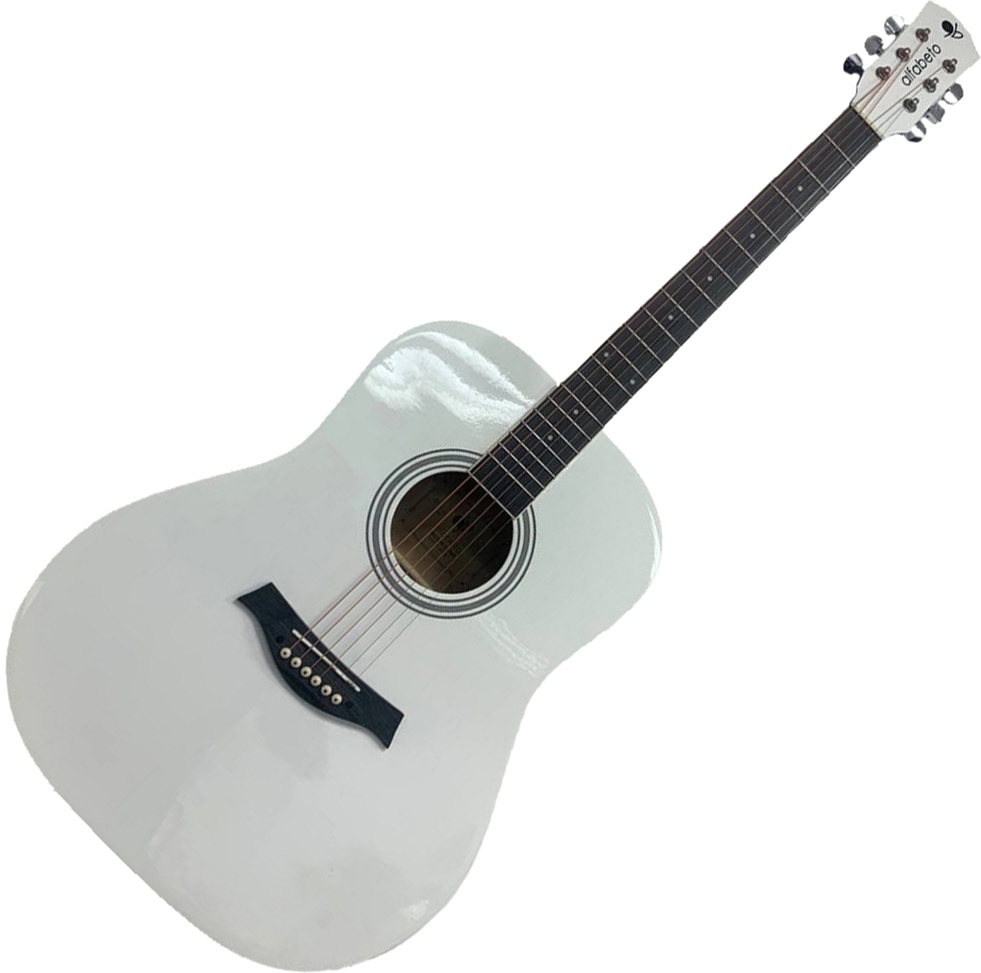 

Гитара акустическая Alfabeto WG110 White + bag (17-5-41-23)