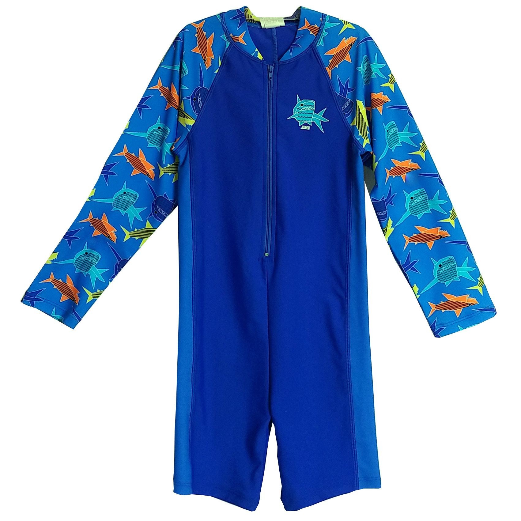 

Костюм детский з лайкры ZOGGS Ice Friends Long Sleeve All In One +50 UPF 10 лет (140 см) 463842.YETI.30