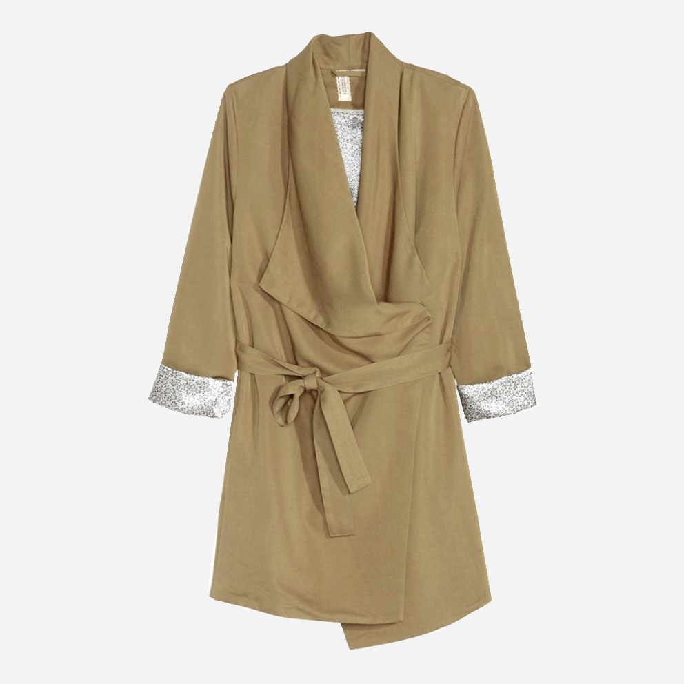 

Плащ H&M 2hm011100035  Бежевый, Плащ H&M 2hm011100035 40 Бежевый