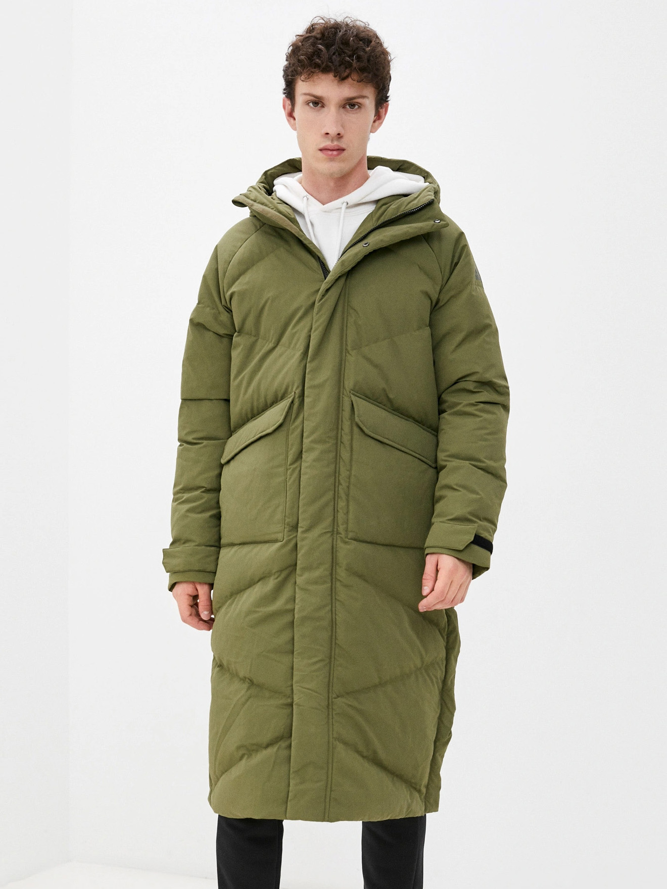 

Пуховик Adidas Big Baffle Coat GQ2507  Focoli, Пуховик Adidas Big Baffle Coat GQ2507 L Focoli