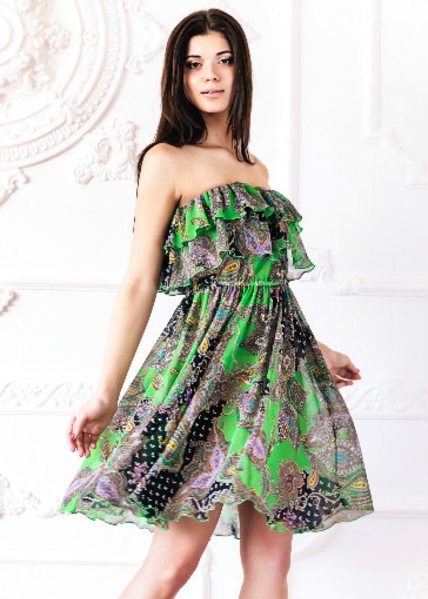 

Сарафан Poljana Komilfo зеленый L/XL 1252