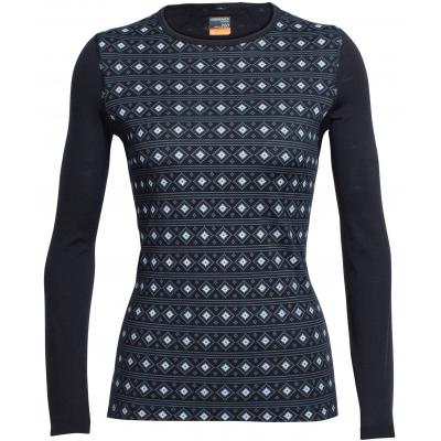 

Термофутболка Icebreaker Oasis LS Crewe Align WMN black/snow  (103 478 001, Термофутболка Icebreaker Oasis LS Crewe Align WMN black/snow S (103 478 001 S)