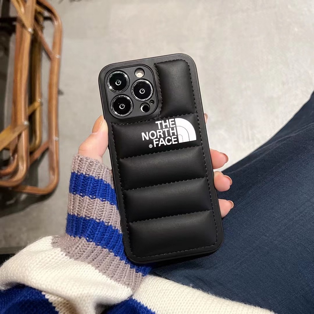 

Пуферный чехол-пуховик TNF для iPhone XR Черный