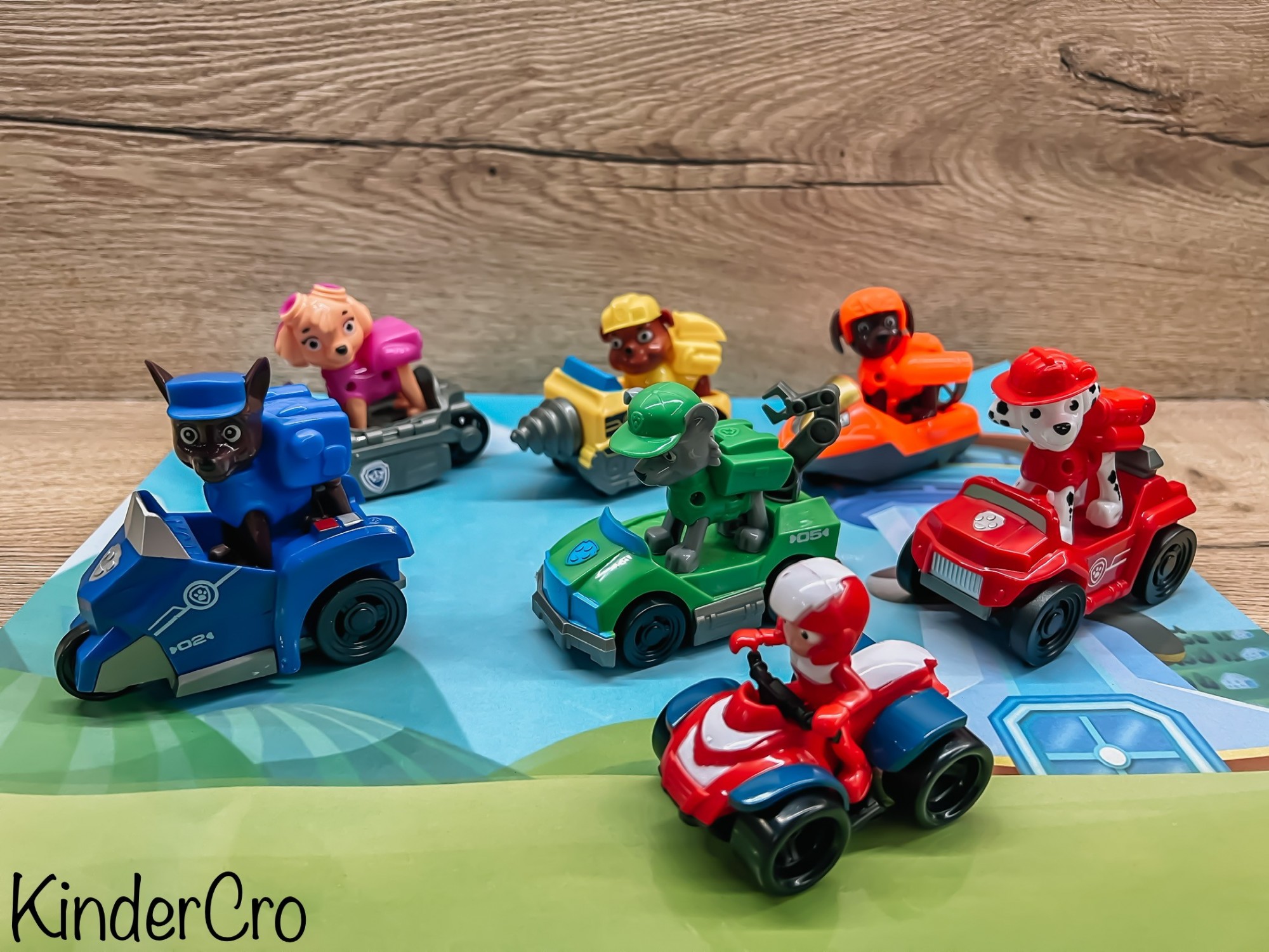

Набор фигурок Щенячий патруль Paw Patrol 7 героев на машинах с интерактивным браслетом Dog Heroes