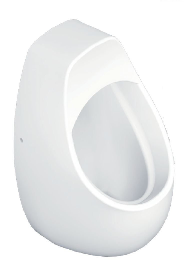 

Писсуар подвесной VOLLE VIRGO безободковый подвод воды сзади