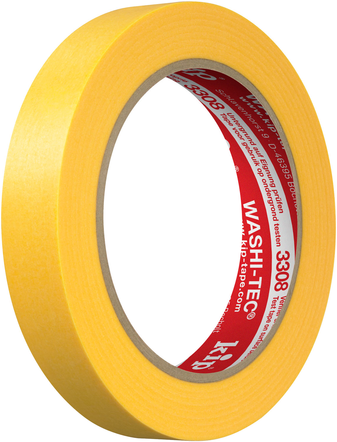 

Лента KIP Washi-Tec Fineline Premium Plus желтая (3308-18)