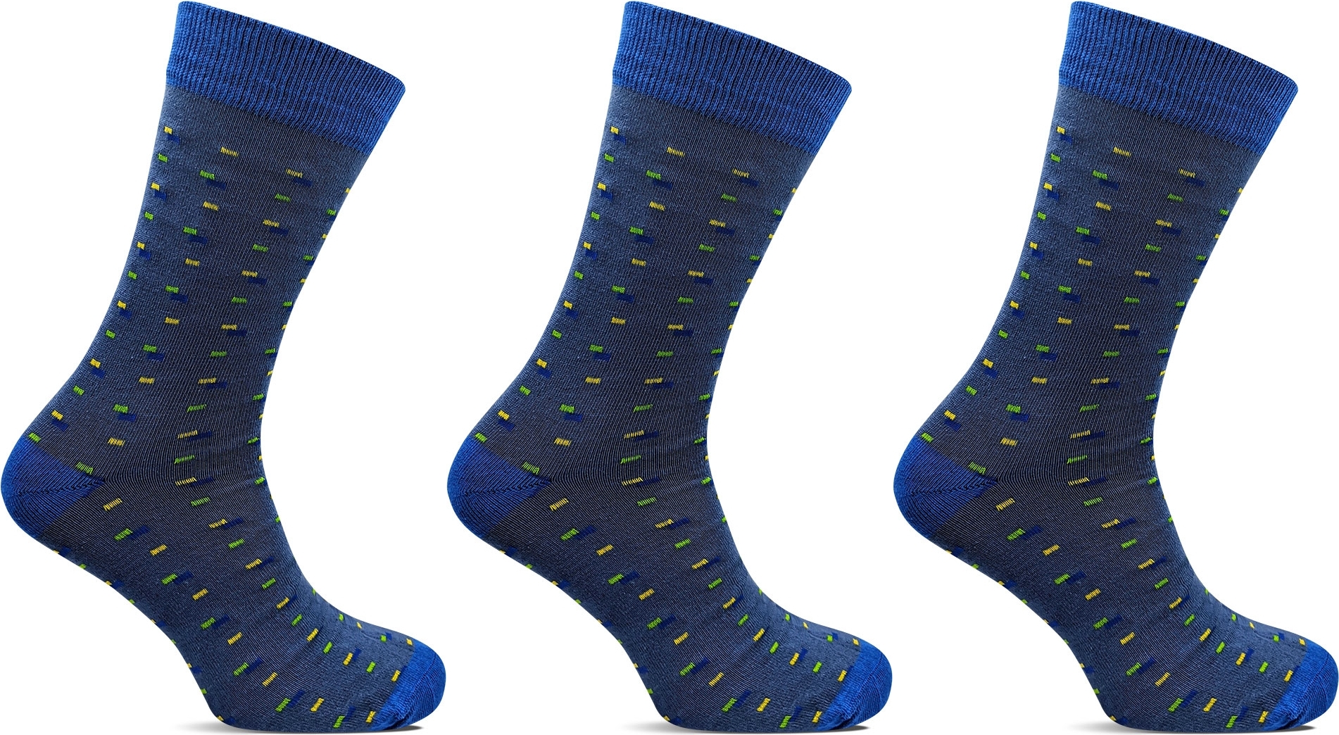 

Носки Лео Lycra Blue Ripple 27-29 3 пары Синие