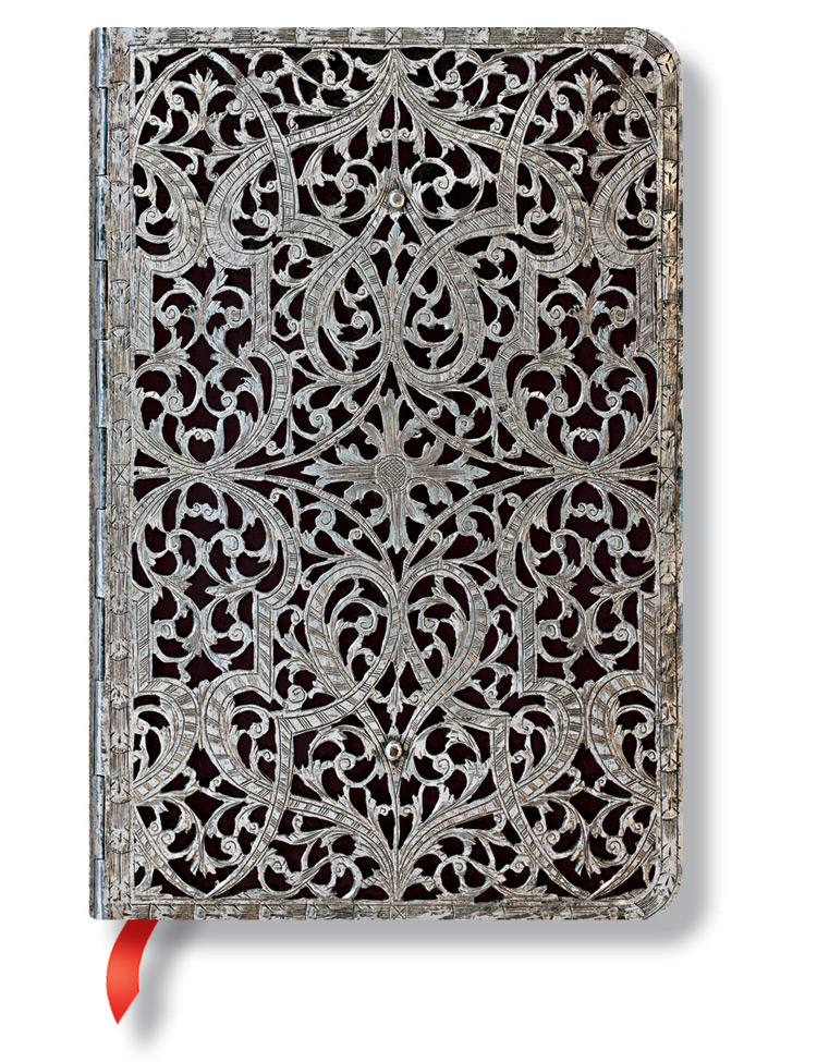 

Записник Paperblanks Срібна Філігрань Класичний кишеньковий / Лінійка Тінь (9781439721858)