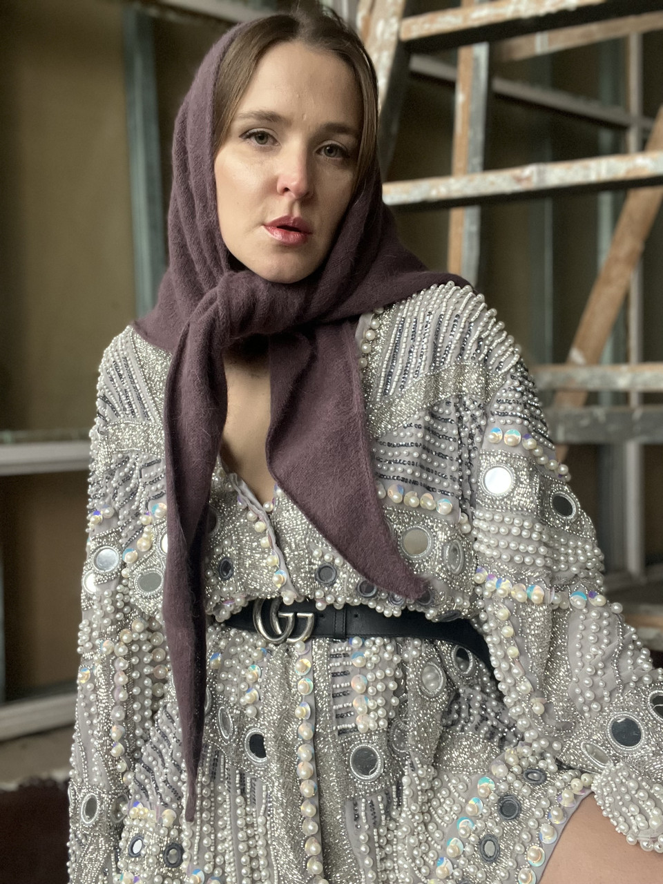 

Косынка AnnaSun Bksx17  Коричневая, Косынка AnnaSun Bksx17 One Size Коричневая
