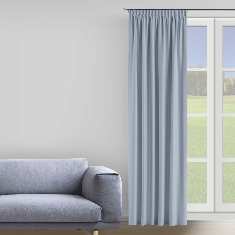 

Комплект штор Decorator 2 шт 250х275 серый бархат на тесьме B237