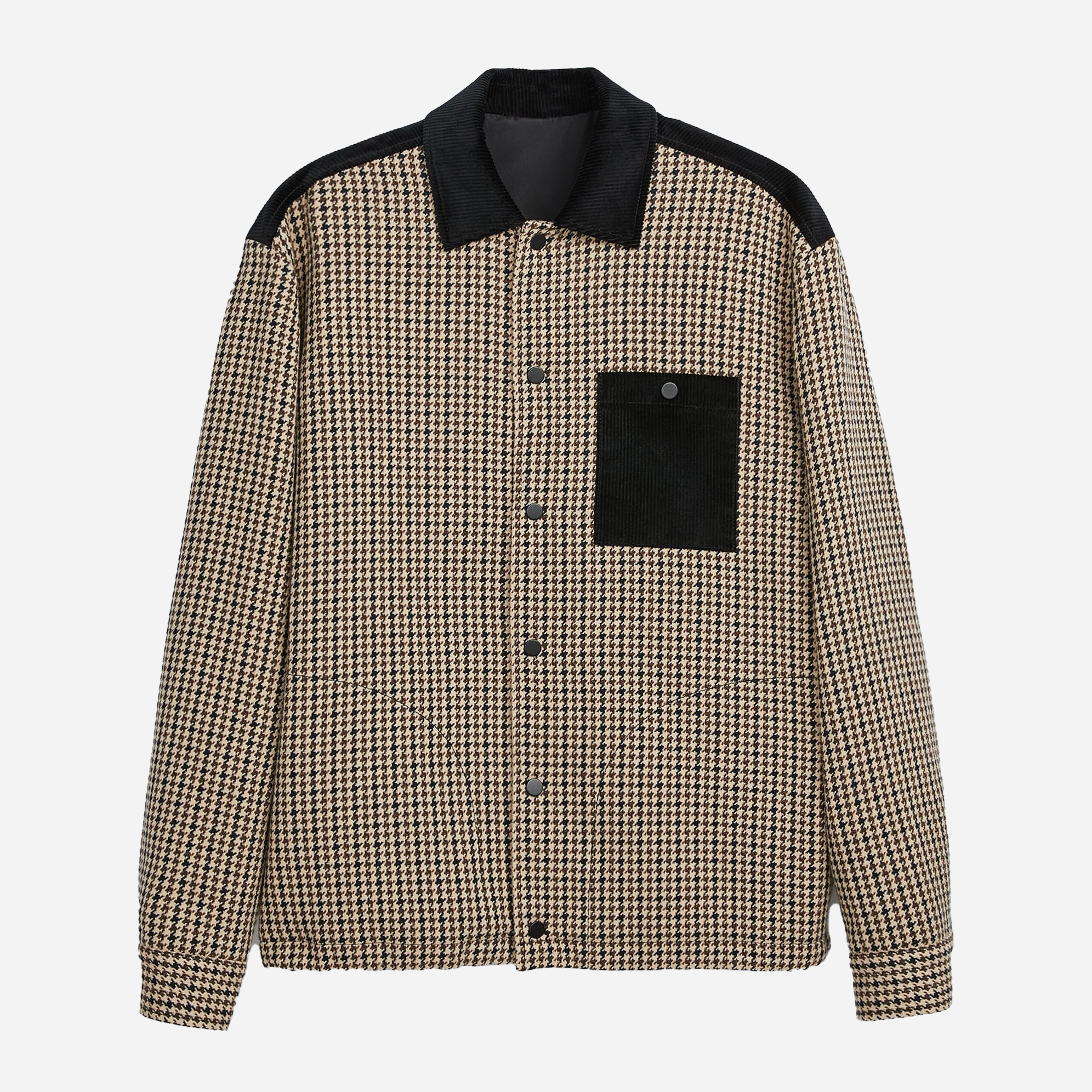 

Куртка Zara 0706-310-704 - Бежевая с черным, Куртка Zara 0706-310-704 L-XL Бежевая с черным