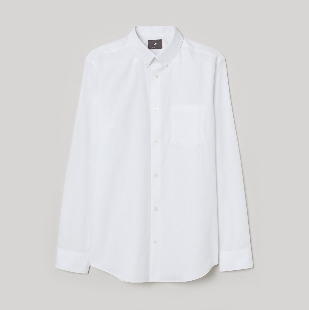 

Рубашка H&M 0687734  Белая, Рубашка H&M 0687734 XL Белая