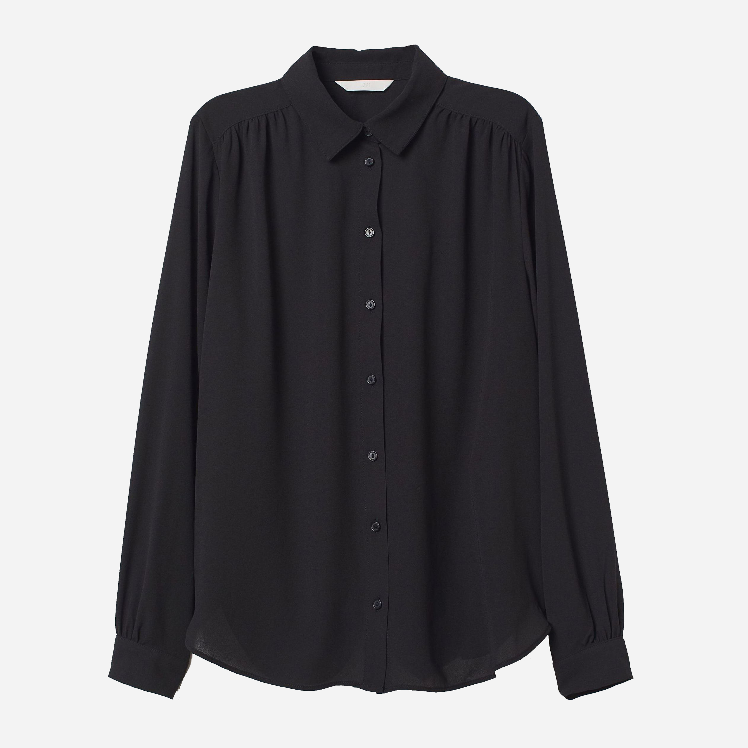

Рубашка H&M 6970549  Черная, Рубашка H&M 6970549 40 Черная