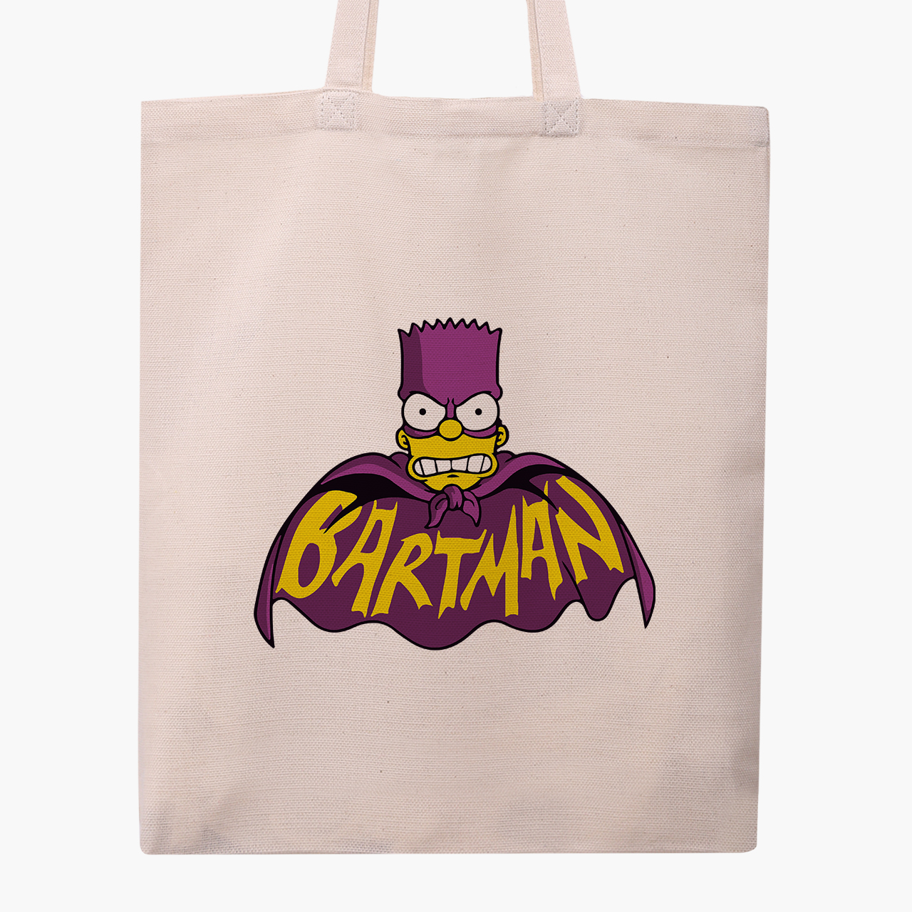 

Эко сумка шоппер Бартмен Барт Симпсон (Bartman The Simpsons) (9227-3409) 41x35 см Белый