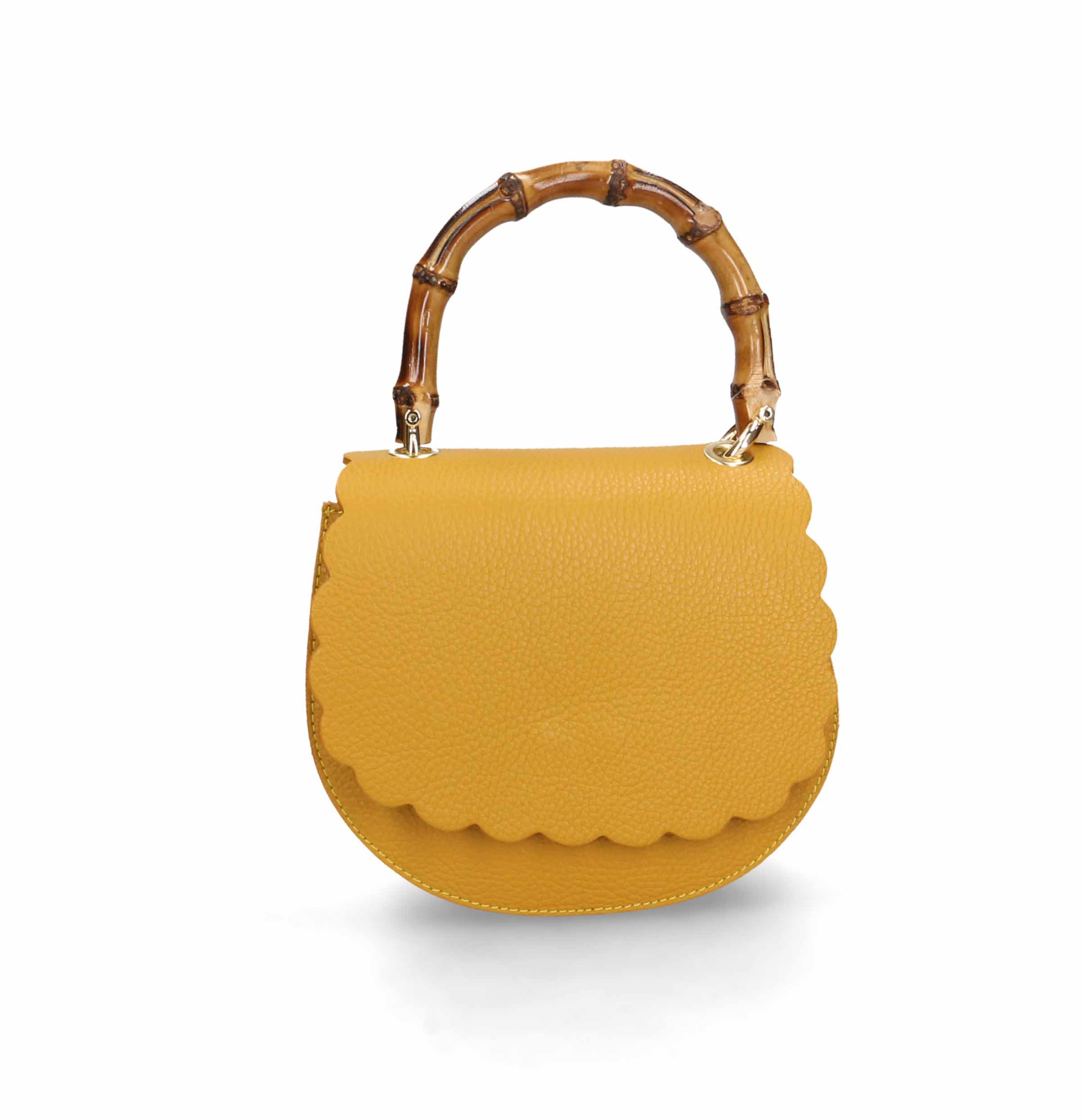 

Клатч Italian Bags 1841_senape Кожаный Желтый