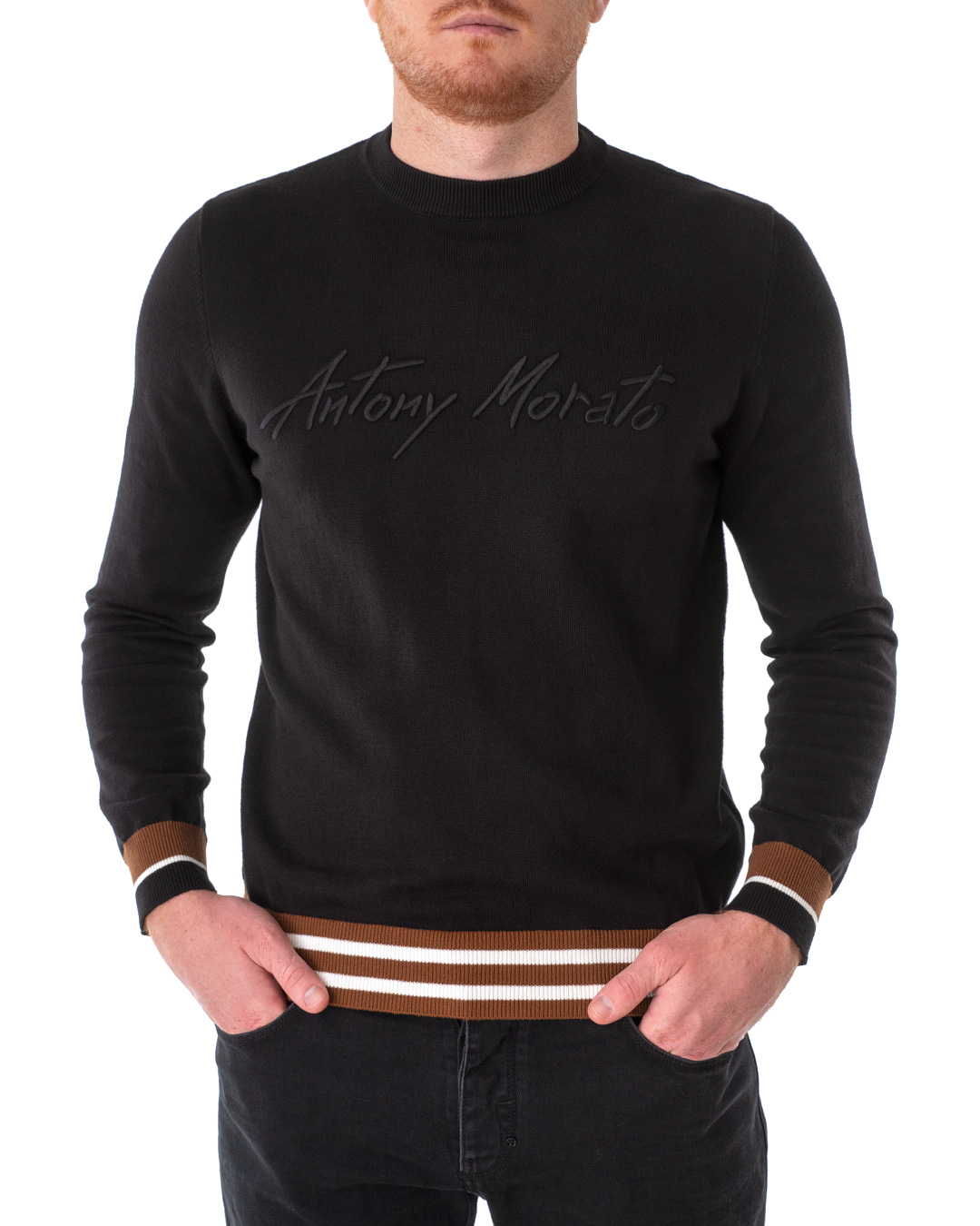 

Джемпер чоловічий ANTONY MORATO (MMSW01241-YA200066-9000/21-22-4) Чорний XXL