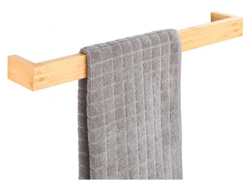 

Держатель для полотенец Wenko Bambusa, 60x9x5 см коричневый