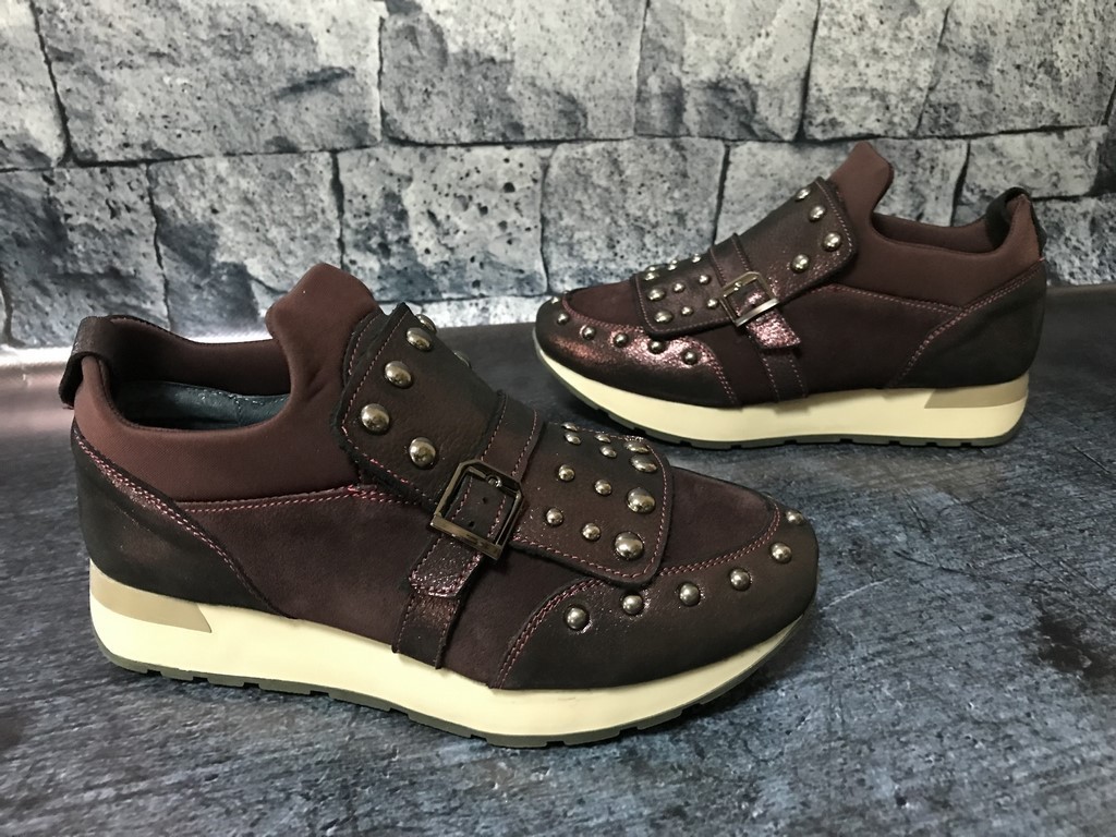 

Слипоны Bistfor 84002/714/782 38 (25 см) Бордовые