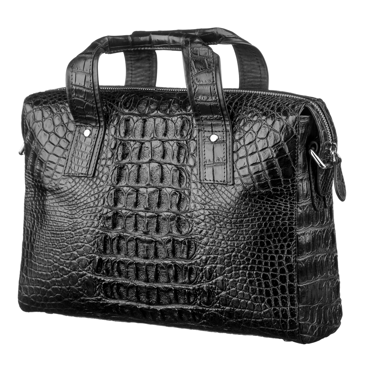 

Сумка CROCODILE LEATHER 18022 из натуральной кожи крокодила Черная