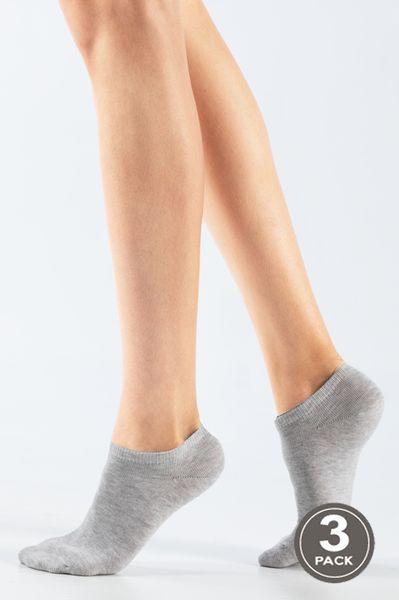 

Носки женские LEGS SOCKS LOW 6 серые W200 ONESIZE (3ПАРИ)