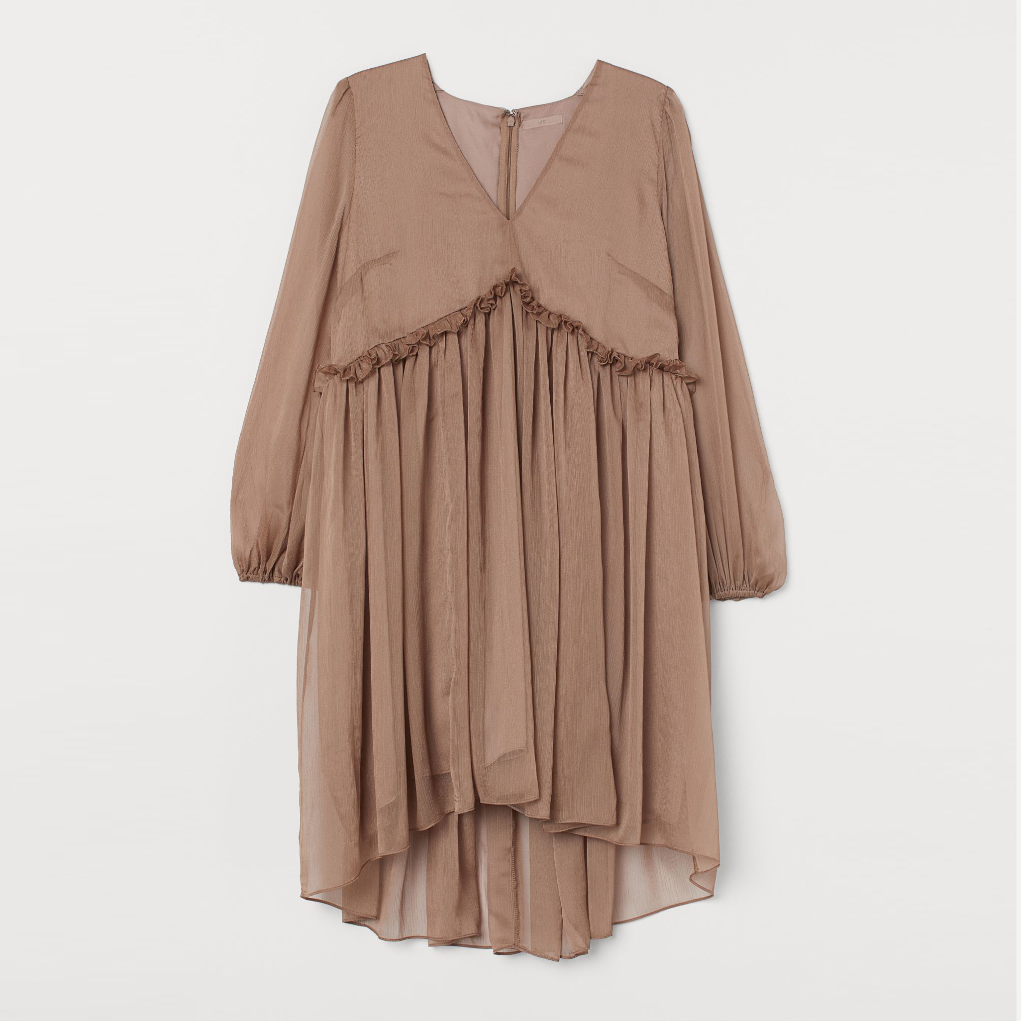 

Платье H&M 8587631RP7  Бежевое, Платье H&M 8587631RP7 S Бежевое