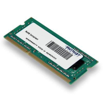 

Модуль памяти для ноутбука SoDIMM DDR3L 4GB 1600 MHz Patriot (PSD34G1600L81S)