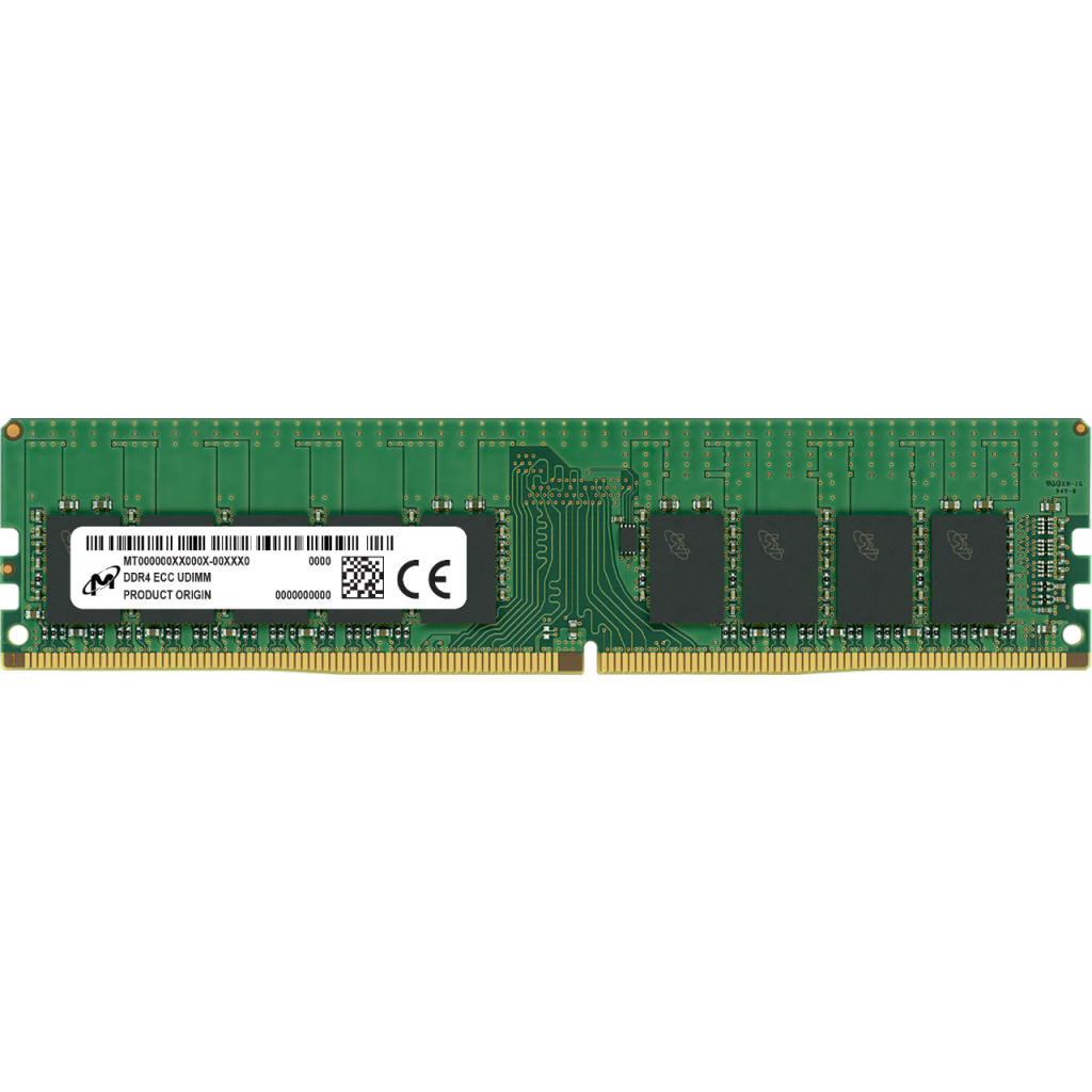 

Модуль памяти для сервера DDR4 32GB ECC UDIMM 3200MHz 2Rx8 1.2V CL22 Micron (MTA18ASF4G72AZ-3G2B1)
