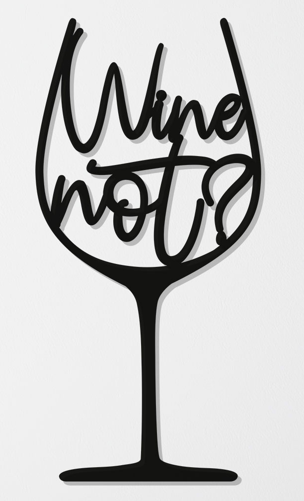 

Деревянное панно ASTR decor Wine Not М (201018_М)