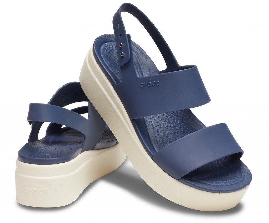 

Босоножки Crocs Brooklyn Low Wedge 206453-46K-W8 38-39 24.6 см Синий (206453-46K)