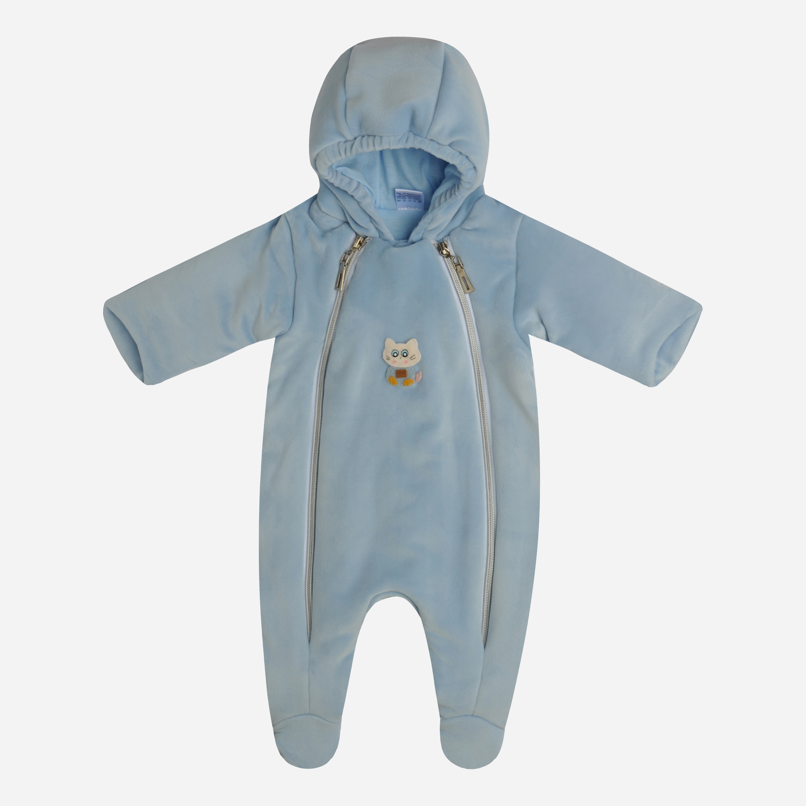 

Демисезонный комбинезон Baby 12135-01/32 74 см Голубой