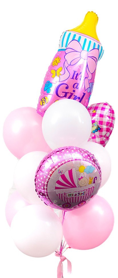 

Фольгированные шарики Flexmetal Набор «Baby Girl 2»