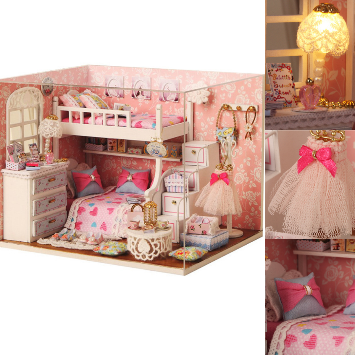 

Кукольный дом Румбокс конструктор DIY Cute Room 3006 Dream Angels 3D (F_6669-22884)