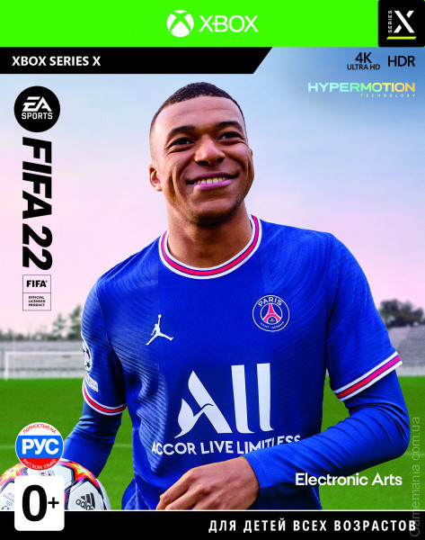 

Игра FIFA 22 на Xbox Series X (Blu-Ray диск, русская версия)