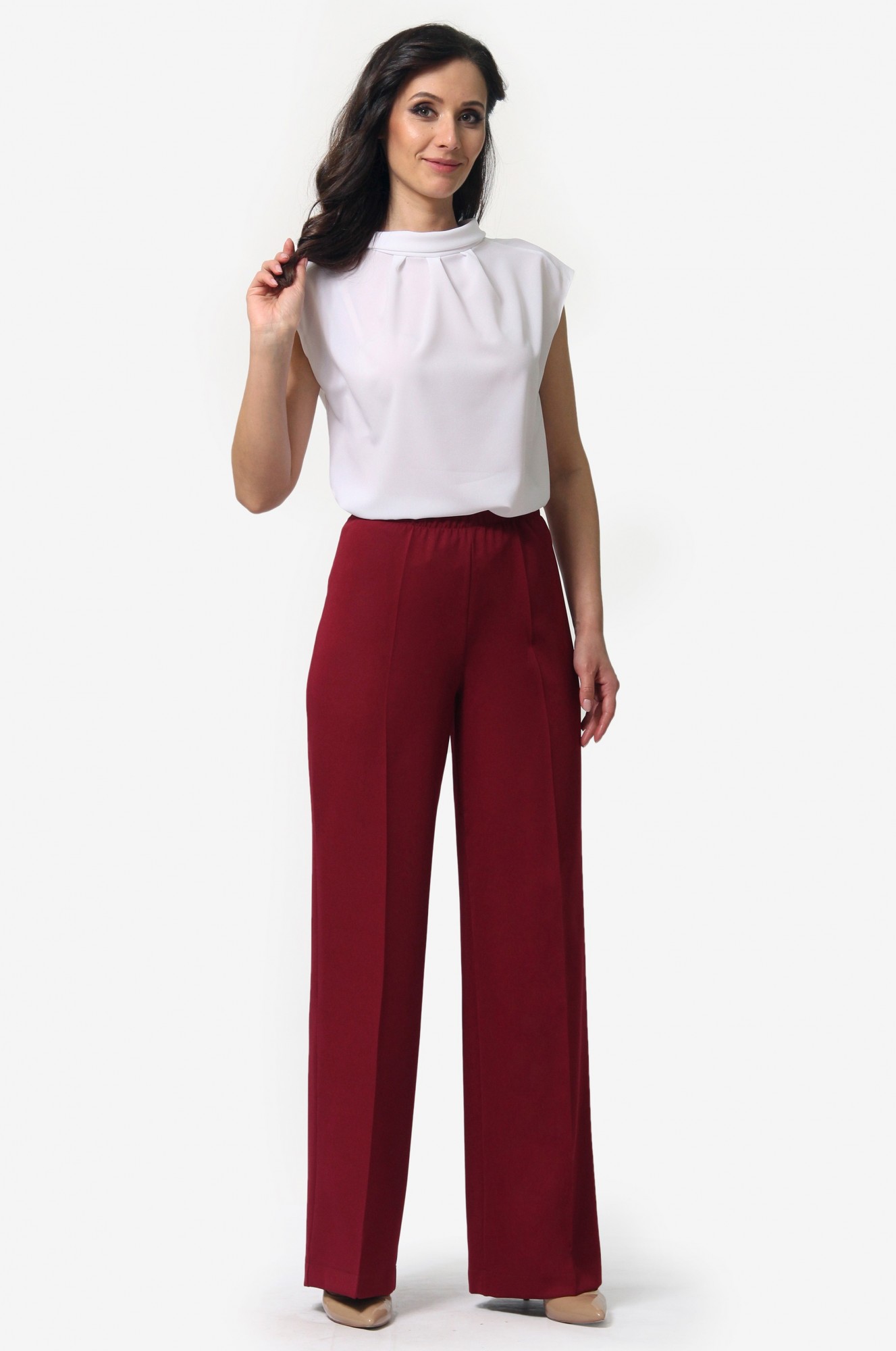

Женские брюки Alika Kruss, Хлоя бордовый 3XL