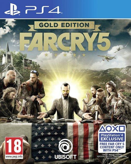 

Игра Far Cry 5 Gold Edition на PS4 (Blu-Ray диск, русская версия)