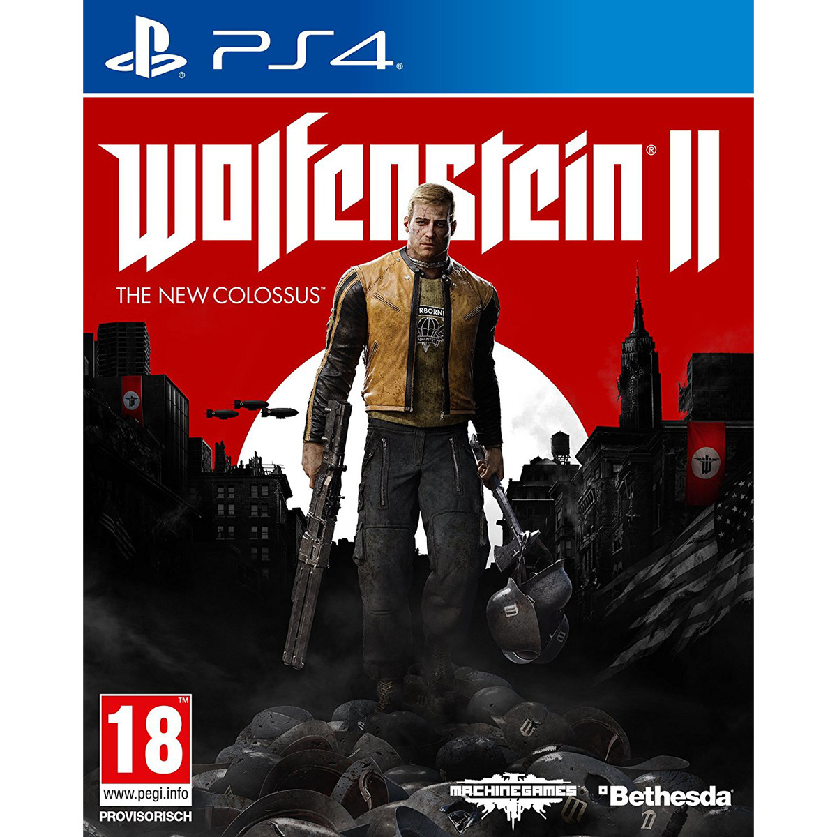 

Игра Wolfenstein 2 The New Colossus на PS4 (Blu-Ray диск, русская версия)