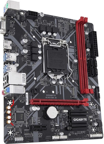 

Мат. плата MB GigaByte B365M H (iB365/s1151/2xDDR4 2666MHz/2xPCIe x16/1xPCIe x1/1xM.2 port/4xSATA3/Raid 0,1,5,10/Glan/4xUSB3.1/2xUSB2.0/HDMI, D-Sub/Audio 7.1ch/mATX)