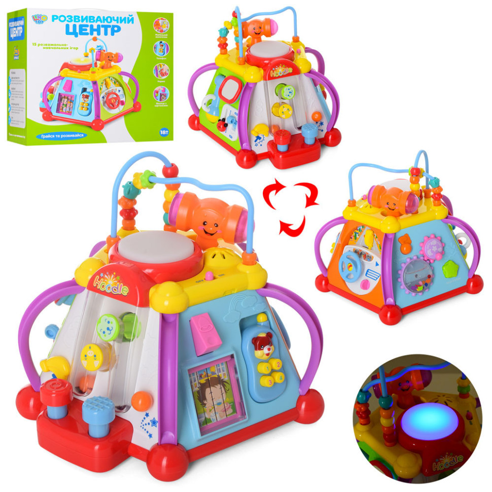 

Музыкальная развивающая игрушка Мультибокс Limo Toy в комплекте лабиринт и молоточек (806(Multicolor))