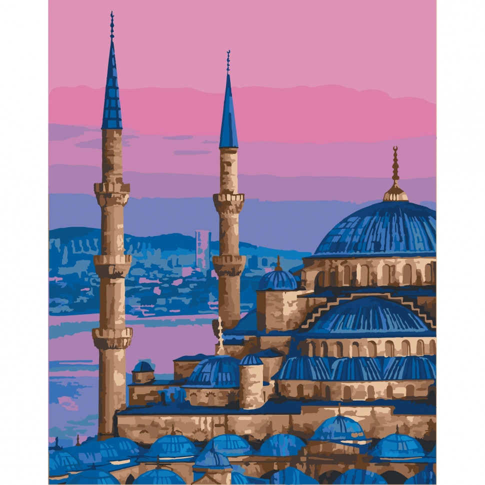 

Картина по номерам "Голубая мечеть. Стамбул" Art Craft 40х50 см (11225-AC)