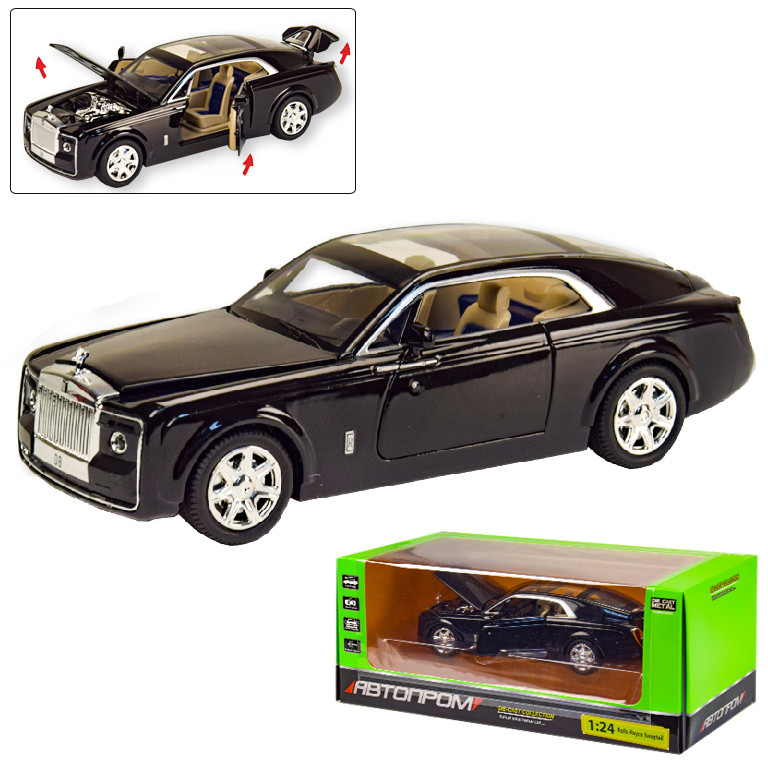 

Машина металл АвтоПром 1:24 Rolls-Royce Sweptail (7693)