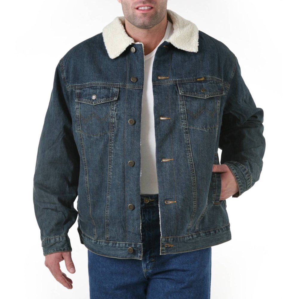 

Теплая джинсовая куртка Wrangler на подкладке – Rustic, Теплая джинсовая куртка Wrangler на подкладке – Rustic M