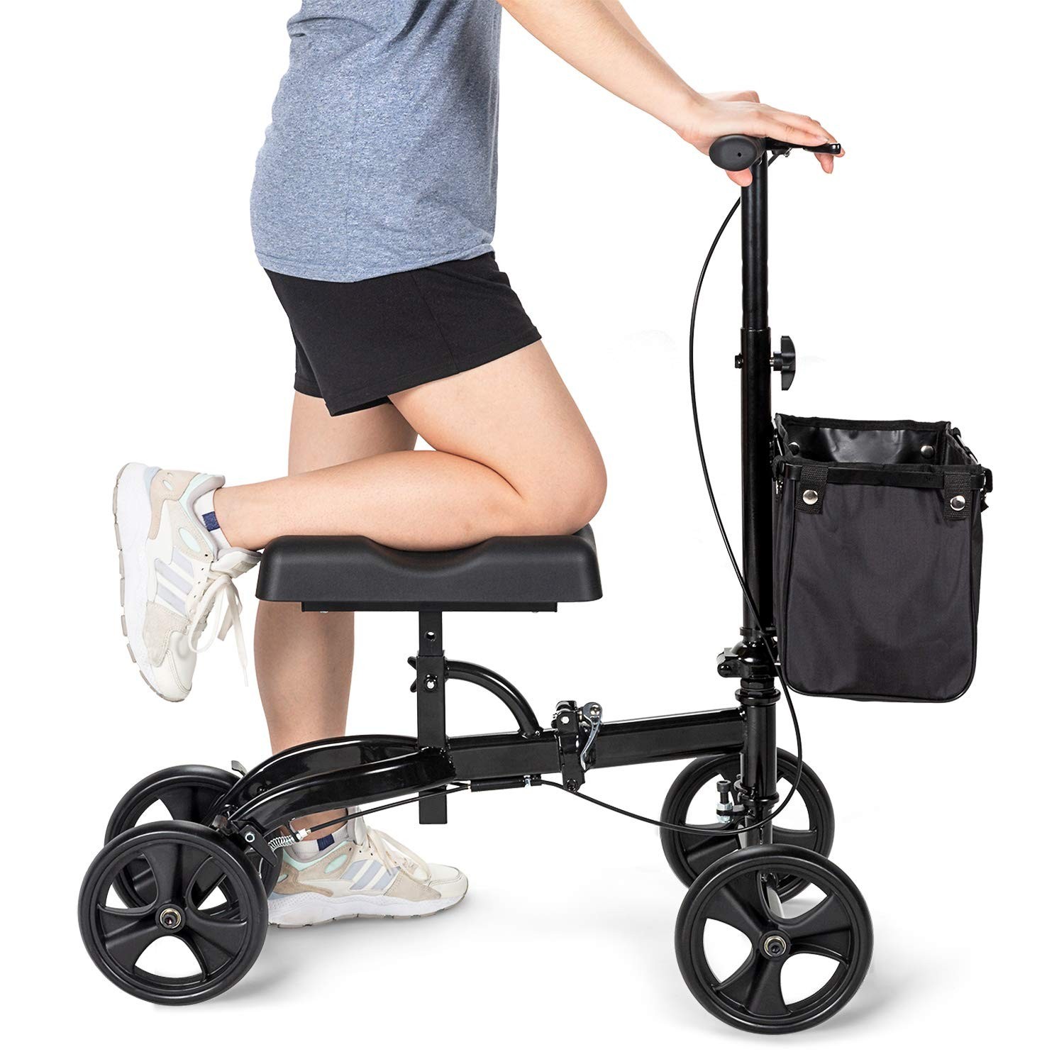 

Коленный самокат, скутер реабилитационный OasisSpace (чрены). OasisSpace Steerable Knee Walker