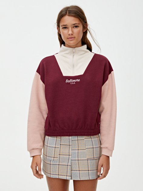 

Толстовка Pull & Bear 09596365606  Принт, Толстовка Pull & Bear 09596365606 M Принт