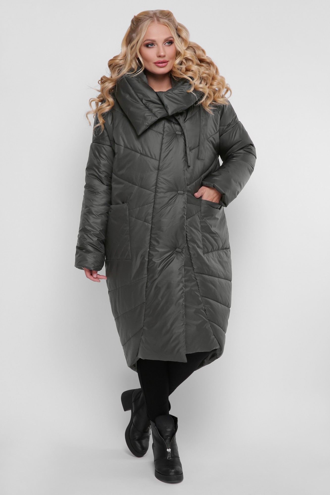 

Женская зимняя куртка Welltre "Blanket"  графитовый, Женская зимняя куртка Welltre "Blanket" 58 графитовый
